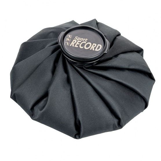 Sport Record ICE BAG - Worek do okładów zimnych i ciepłych (do 65 °C) - Wielorazowy, uniwersalny - Czarny - 28 cm