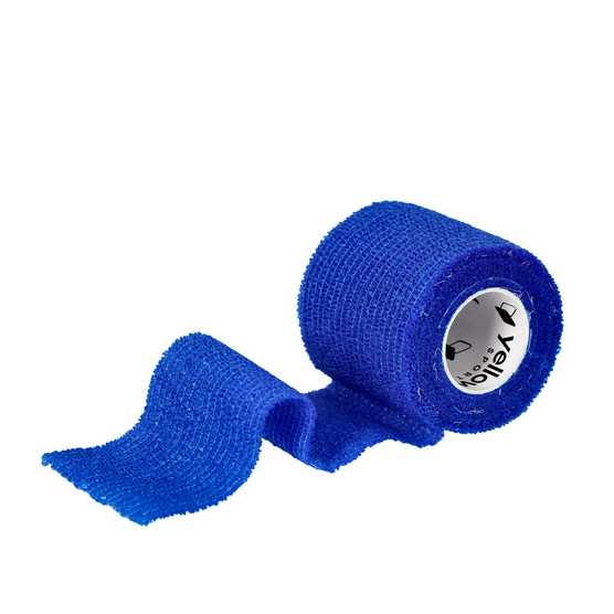 yellowSPORT yellowBAND - Bandaż kohezyjny - 5 cm x 4,5 m - Niebieski