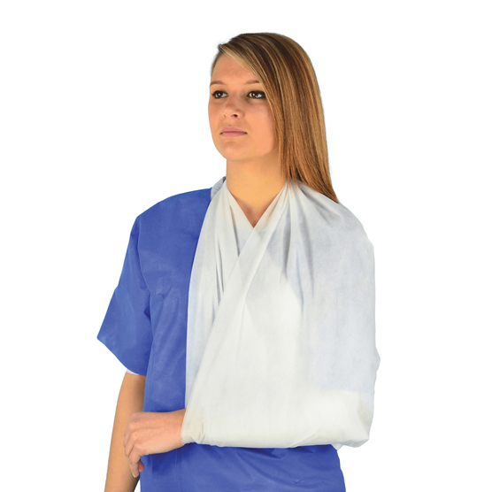 ZARYS elastoSLING - Chusta trójkątna włókninowa - Niesterylna - 96 x 96 x 136 cm