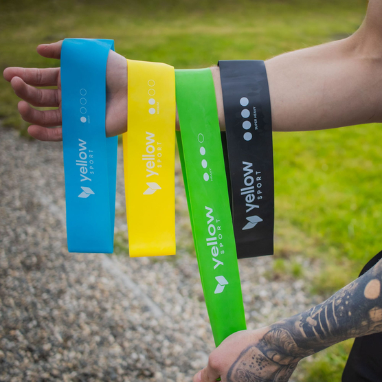 yellowLOOP Band - Taśma oporowa w pętli - Niebieska - Opór 1-5 kg