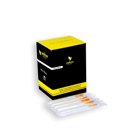yellowSTING - Igły do suchego igłowania z prowadnicą - 0,30 x 30 mm - 100 szt.