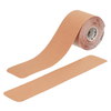 yellowPRECUT TAPE - Taśma do kinesiotapingu - Gotowe plastry w kształcie I - Beżowe - 20 aplikacji x 25 cm