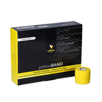 yellowBAND - Bandaż kohezyjny - 5 cm x 4,5 m - Żółty - Opakowanie 12 szt.