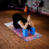 yellowBLOCK Yoga EVA - Kostka do jogi z pianki EVA - Niebieska