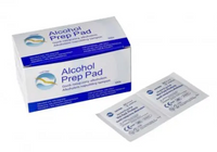 ALCOHOL PREP PAD - Gaziki do dezynfekcji, sterylne 65 mm x 30 mm - 100 szt.