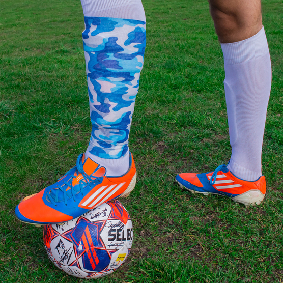 yellowBAND - Bandaż kohezyjny - 10 cm x 4,5 m - Niebieski moro