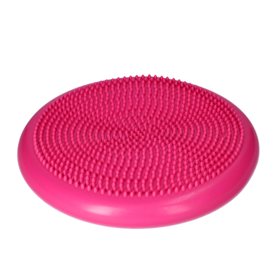 yellowDISK - Dysk sensoryczny z pompką - Różowy - 34 cm