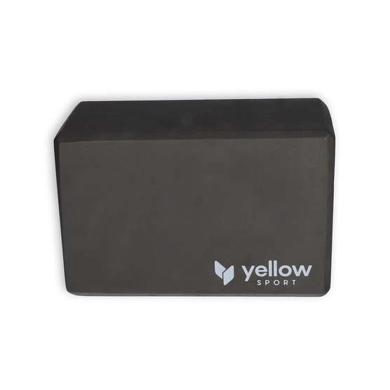 yellowBLOCK Yoga EVA - Kostka do jogi z pianki EVA - Czarna