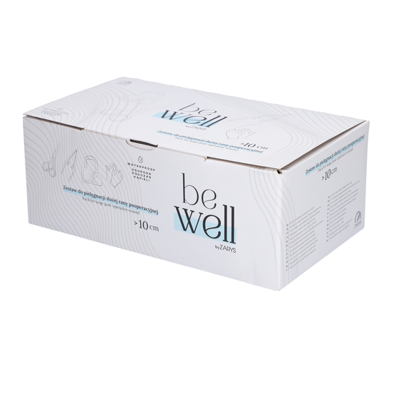 ZARYS Be Well - Zestaw do pielęgnacji dużych ran pooperacyjnych - Sterylne opatrunki - 3 zmiany