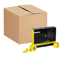 yellowSPORT yellowBAND - Bandaż kohezyjny - 5 cm x 4,5 m - Żółty - Opakowanie zbiorcze (Zestaw 288 szt.)