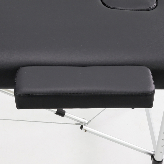 HABYS / Aveno Life - Profesjonalny stół do masażu składany Nadia - Czarny - 60 cm