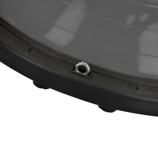 yellowSPORT yellowBOSU - Trener równowagi z uchwytami i pompką - Szary - 58 cm