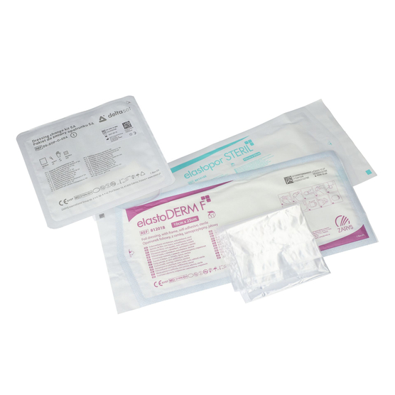 ZARYS Be Well - Zestaw do pielęgnacji dużych ran pooperacyjnych - Sterylne opatrunki - 3 zmiany