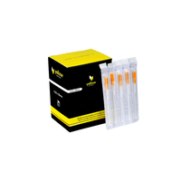 yellowSTING - Igły do suchego igłowania z prowadnicą - 0,25 x 30 mm - 100 szt.