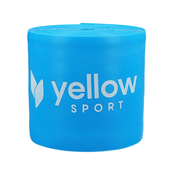 Taśma do ćwiczeń yellowFLAT Band TPE, niebieska, opór 9-11 kg