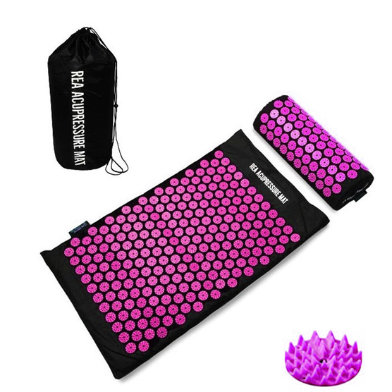 Rea Tape - Mata do akupresury - 73 x 43 x 2 cm - Różowa