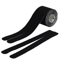 yellowSPORT yellowPRECUT TAPE - Taśma do kinesiotapingu - Gotowe plastry w kształcie Y - Czarne - 20 aplikacji x 25 cm