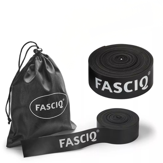 FASCIQ® Floss Band - Guma kompresyjna wąska - 208 x 2,5 x 0,15 cm - Czarna