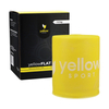 yellowFLAT Band - Taśma TPE do ćwiczeń i fizjoterapii - W rolce, do cięcia - Żółta - 15 cm x 30 m - Opór 1-2 kg