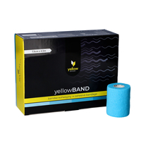 yellowBAND - Bandaż kohezyjny - 7,5 cm x 4,5 m - Jasnoniebieski - Opakowanie 12 szt.