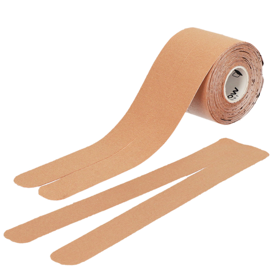 yellowSPORT yellowPRECUT TAPE - Taśma do kinesiotapingu - Gotowe plastry w kształcie Y - Beżowe - 20 aplikacji x 25 cm