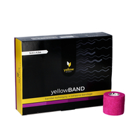 yellowSPORT yellowBAND - Bandaż kohezyjny - 5 cm x 4,5 m - Fioletowy - Opakowanie 12 szt.