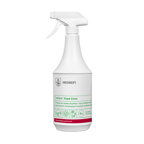 Velox Foam Extra - bezalkoholowa pianka do dezynfekcji powierzchni 1L