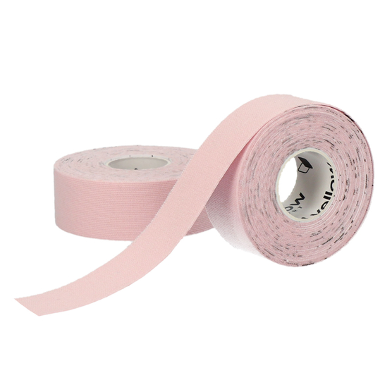 yellowTAPE - Taśma do kinesiotapingu limfatycznego twarzy - 2,5 cm x 5 m - Jasnoróżowa