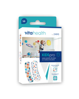 VitaHealth KIDSpro - Plastry dziecięce z opatrunkiem - Kosmiczny wzór - 16 szt.