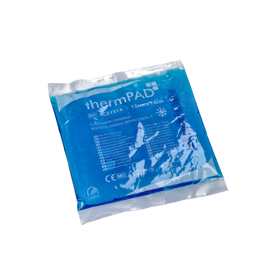 ZARYS thermPAD - Kompres żelowy - Uniwersalny do terapii zimnem i ciepłem - 13 cm x 14 cm