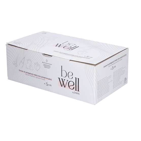 ZARYS Be Well - Zestaw do pielęgnacji małych ran pooperacyjnych - Sterylne opatrunki - 3 zmiany