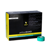 yellowBAND - Bandaż kohezyjny - 2,5 cm x 4,5 m - Soczyście zielony - Opakowanie 12 szt.