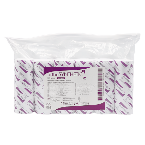 ZARYS orthoSYNTHETIC - Podkład podgipsowy syntetyczny - 15 cm x 3 m - Opakowanie 6 szt.