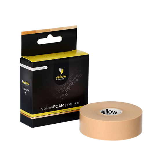 Taśma piankowa przeciw otarciom yellowFOAM premium - 2,5cm x 5m