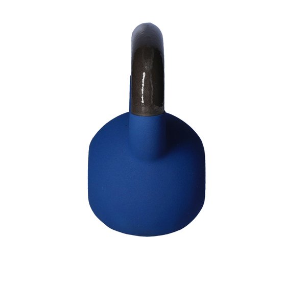 yellowSPORT yellowKETTLEBELL - Zestaw kettlebelli żeliwnych 2 x 12 kg - Granatowe - 1 para