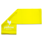 Taśma do ćwiczeń yellowFLAT band - żółta, opór 1-2 kg