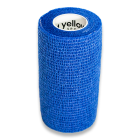 Bandaż kohezyjny yellowBAND - 10cm x 4,5m, niebieski