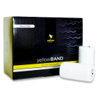 yellowBAND - bandaż kohezyjny 10cm x 4,5m Biały zestaw 12 szt.