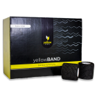 yellowBAND -  bandaż kohezyjny 5cm x 4,5m Czarny zestaw 12 szt.