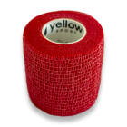Bandaż kohezyjny yellowBAND - 5cm x 4,5m, czerwony