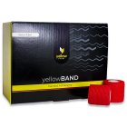 yellowBAND -  bandaż kohezyjny 5cm x 4,5m Czerwony zestaw 12 szt.