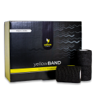 yellowBAND - bandaż kohezyjny 7,5cm x 4,5m Czarny zestaw 12 szt.