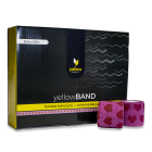 yellowBAND - bandaż kohezyjny 5cm x 4,5m Różowy w serca zestaw 12 szt.