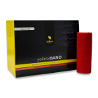 Bandaż kohezyjny yellowBAND - 15cm x 4,5m, czerwony zestaw 12 szt.