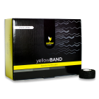 yellowBAND - bandaż kohezyjny 2,5cm x 4,5m Czarny zestaw 12 szt.