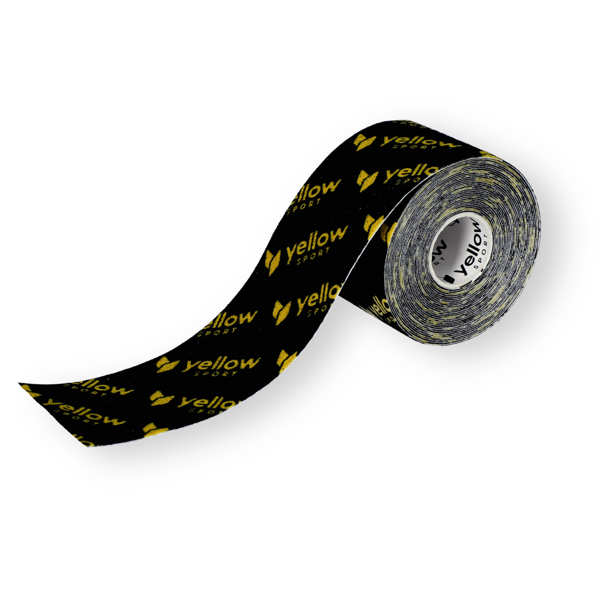 Taśma do kinesiotapingu yellowTAPE - logo yellowSPORT, 5cm x 5m 