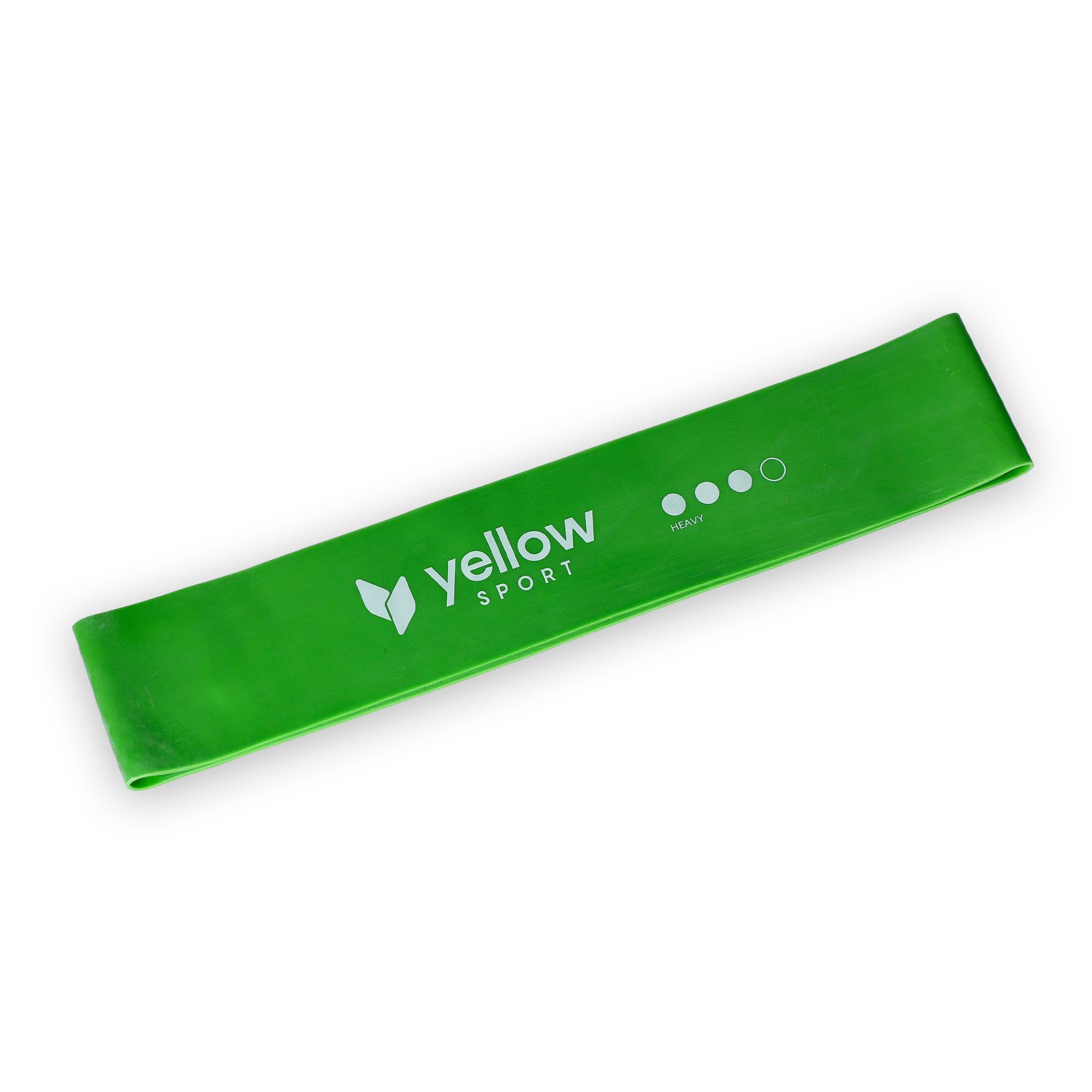 Guma do ćwiczeń yellowLOOP Band - zielona, opór 10-15 kg