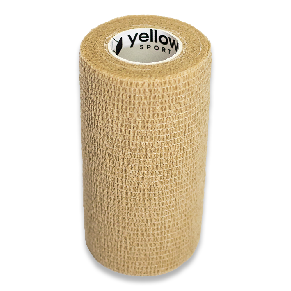 Bandaż kohezyjny yellowBAND - 10cm x 4,5m, cielisty
