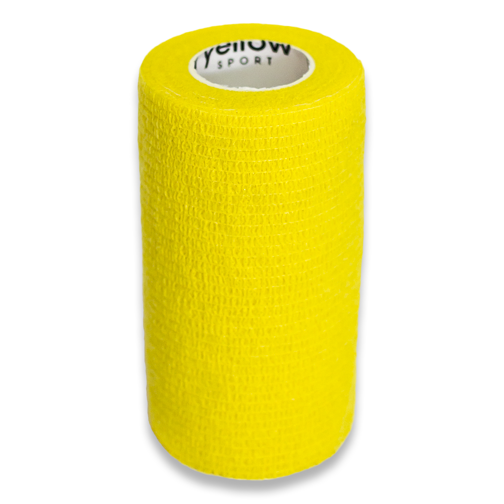 yellowBAND bandaż kohezyjny, 10cm x 4,5m, Żółty