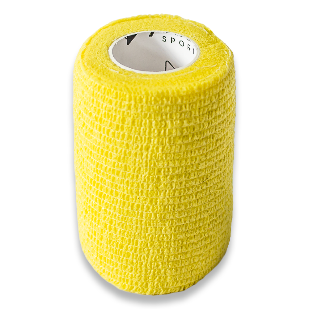 yellowBAND bandaż kohezyjny, 7,5cm x 4,5m, Żółty
